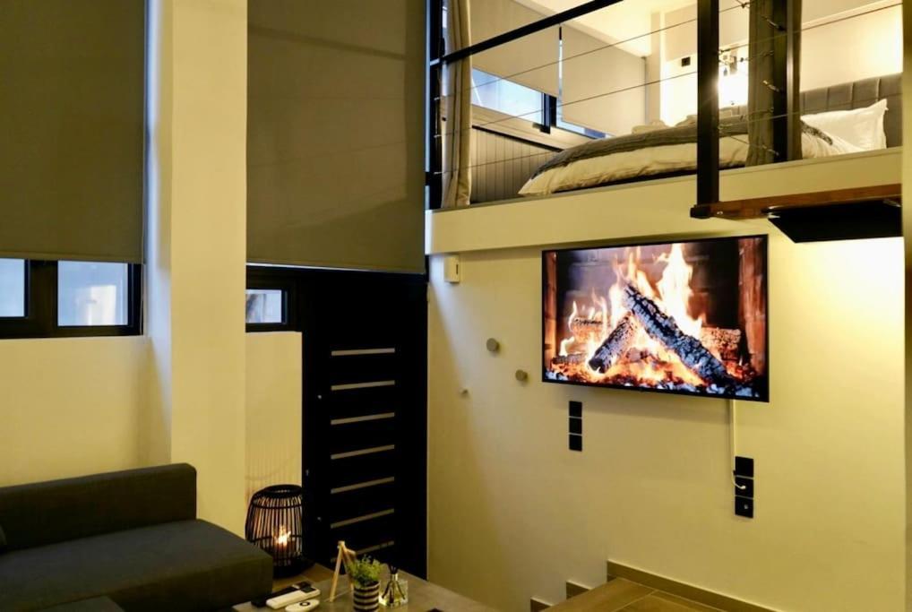 Cosy Loft Leilighet Pátra Eksteriør bilde